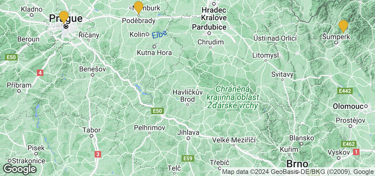 Map Ostravice